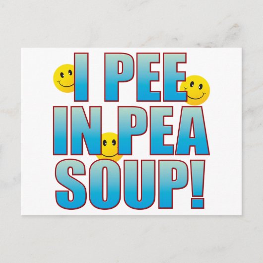 Pee Life B Briefkaart (Voorkant)