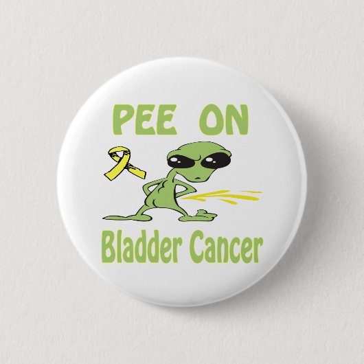 Pee-on-bladkanker Button (Voorkant)