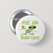 Pee-on-bladkanker Button (Voorkant /achterkant)