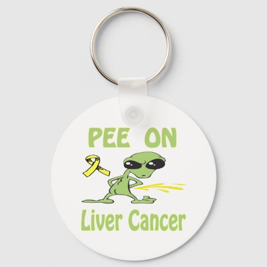 Pee on Liver Cancer Sleutelhanger (Voorkant)