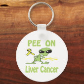 Pee on Liver Cancer Sleutelhanger (Voorkant)