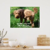 Pee On (Vul het Leeg in) - Personaliseer Poster (Keuken)