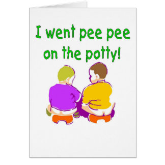 Pee op de pottenbak