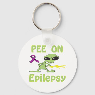Pee op epilepsie Sleutelhanger