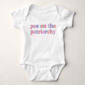 Pee op het patriarchaat, Schattige activisme Baby Romper (Voorkant)
