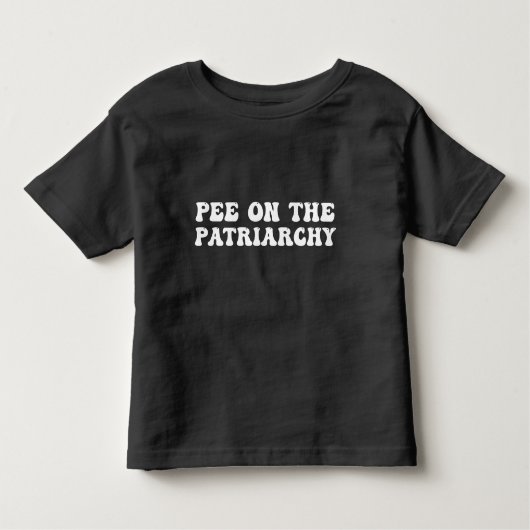 Pee op het Patriarchaat Shirt, Feminisme Shirt, ou Kinder Shirts (Voorkant)