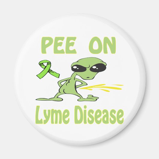 Pee op Lyme Ziekte Magneet (Voorkant)
