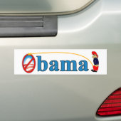 Pee over Obama Bumpersticker (Op auto)