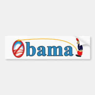 Pee over Obama Bumpersticker
