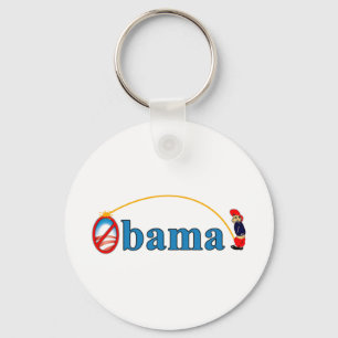 Pee over Obama Sleutelhanger