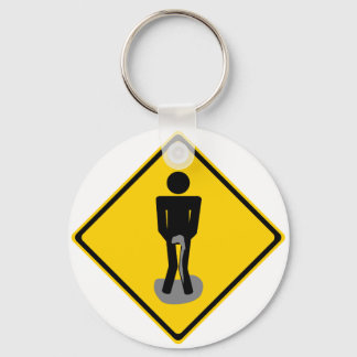 Pee Pants Road Sign Sleutelhanger