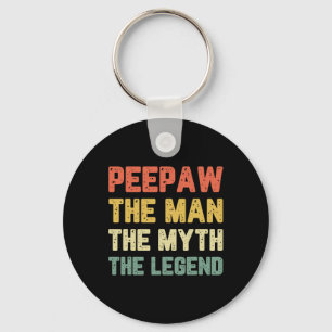 Pee-paw Het Man De mythe De legende Bunnyaw Vintag Sleutelhanger