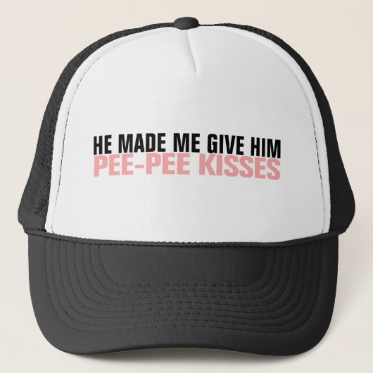 PEE PEE KISSES TRUCKER PET (Voorkant)