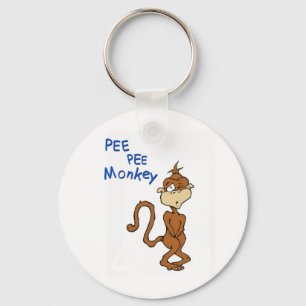 Pee Pee Monkey Sleutelhanger