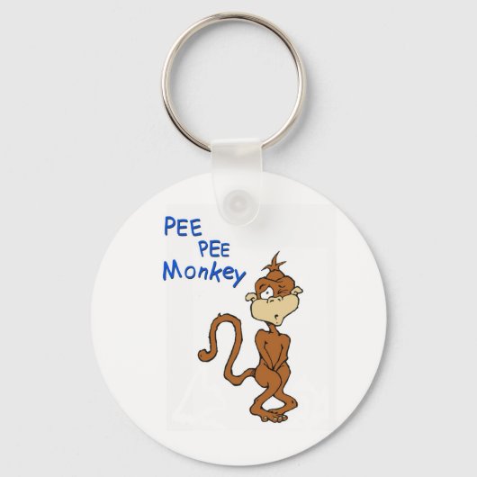 Pee Pee Monkey Sleutelhanger (Voorkant)