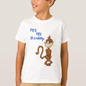 Pee Pee Monkey T-shirt (Voorkant)