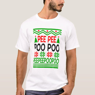 Pee Poo Poo Oegly met kerst T-shirt