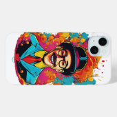 Pee We lachen in kleur Case-Mate iPhone Case (Achterkant (horizontaal))