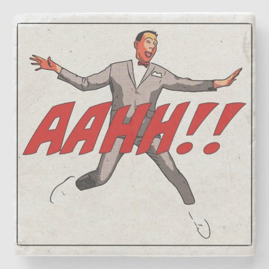 Pee-wee "Aahh" onderzetter (Voorkant)