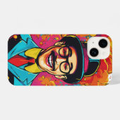 Pee Wee Herman iPhone 14 Slim Fit Hoesje" Hoesje (Achterkant horizontaal)