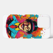 Pee Wee Herman lachend iPhone 13 Pro nauwelijks da Case-Mate iPhone Case (Achterkant (horizontaal))