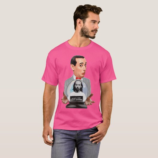 Pee Wee Herman Mugshot T-shirt (Voorkant volledig)