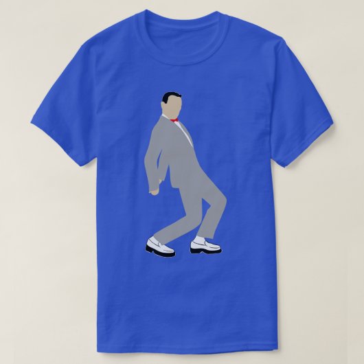 Pee Wee Herman Pin T-shirt (Design voorkant)