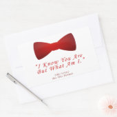 Pee Wee Herman Rechthoekige Sticker (Envelop)