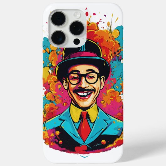 Pee Wee's speelse lach Case-Mate iPhone Case (Achterkant)