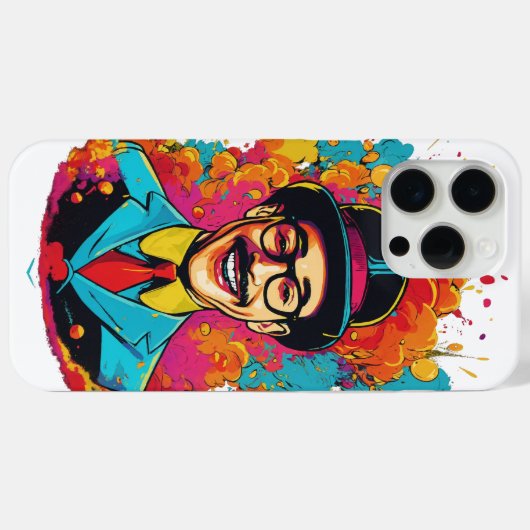 Pee Wee's speelse lach Case-Mate iPhone Case (Achterkant (horizontaal))