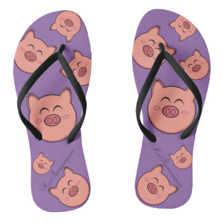 Peegy Flipflops 4Vrouwen - Hare Shenanigans Collec Teenslippers