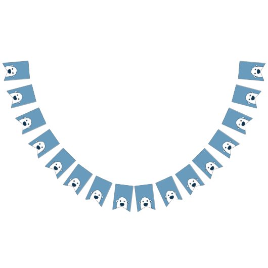 Peek-a-boe Hiding Polar Party Banner Beer (Alle)