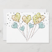 Peek-a-boo Animals Boy's Birthday Party Uitnodigin Kaart (Achterkant)