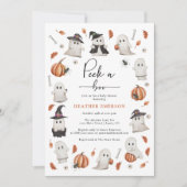 Peek A Boo Baby shower Kaart (Voorkant)