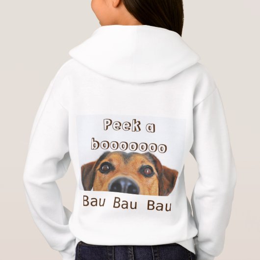 Peek a Boo Bau Bau Hoodie (Achterkant)