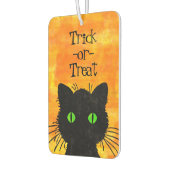 Peek-A-Boo Black Cat Oranje Trick-or-Treat Luchtverfrisser (Links)