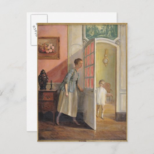 Peek-a-Boo Briefkaart (Voorkant / Achterkant)