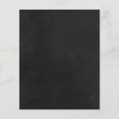 Peek-A-Boo Budget Halloween Baby shower Uitnodigin (Achterkant)