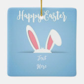 Peek-a-Boo Bunny Easter Ornament (Achterkant)