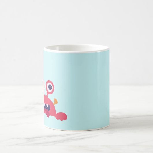 Peek-a-Boo - Cute Crab Koffiemok (Center)