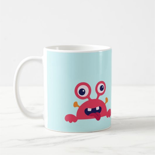 Peek-a-Boo - Cute Crab Koffiemok (Links)