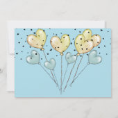 Peek-a-boo Dieren Jongen Verjaardagsfeestuitnodigi Kaart (Achterkant)