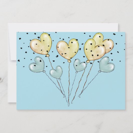 Peek-a-boo Dieren Jongen Verjaardagsfeestuitnodigi Kaart (Achterkant)