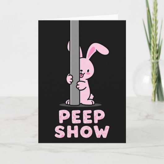 Peek A Boo Funny Friend Card Kaart (Voorkant)