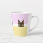 "Peek a Boo" German Shepherd Dog | Latte Mok (Rechts)