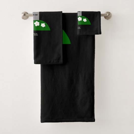 Peek A Boo Ghost Bathroom Towel set Bad Handdoek (Insitu)