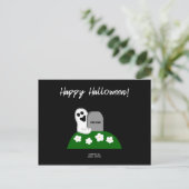 Peek A Boo Ghost Briefkaart (Staand voorkant)
