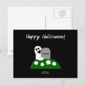 Peek A Boo Ghost Briefkaart (Voorkant / Achterkant)