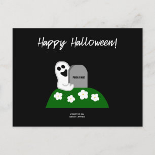Peek A Boo Ghost Briefkaart
