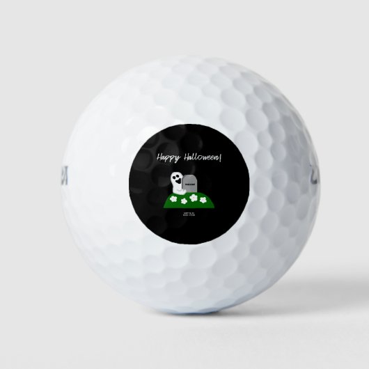 Peek A Boo Ghost Golf Balls Golfballen (Voorkant)